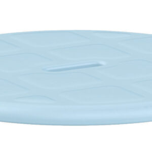 Assise souple ronde pour tabouret de douche capri rond - bleu