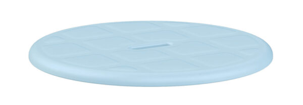 Assise souple ronde pour tabouret de douche capri rond - bleu