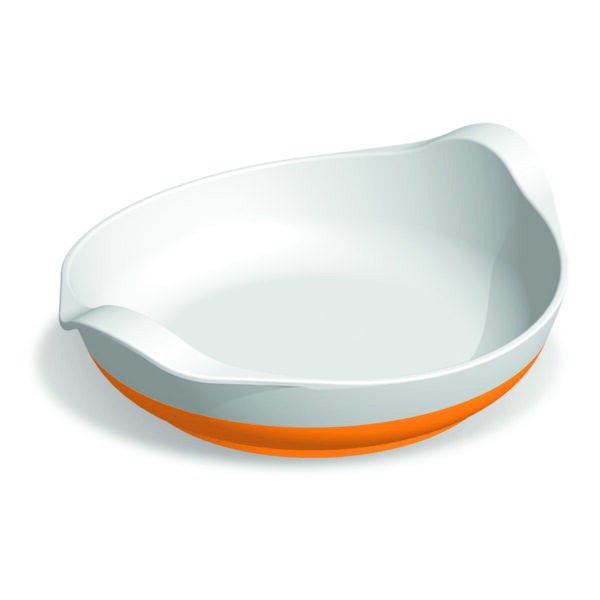 Assiette creuse en melamine - orange - antiderapant(e) – Image 4
