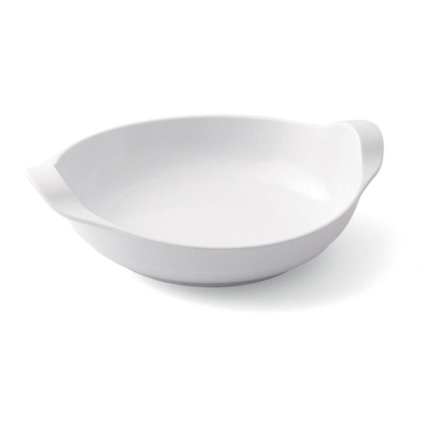 Assiette creuse en melamine - blanc - standard – Image 2