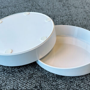 Assiette gripware - rebord avec decoupe