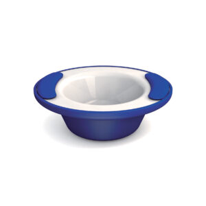 Assiette isotherme vital - bleu - creuse