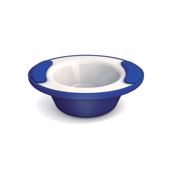 Assiette isotherme vital - bleu - creuse
