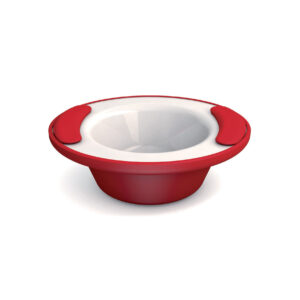 Assiette isotherme vital - rouge - creuse