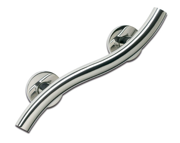 Barre d&apos;appui inox design - 35 cm