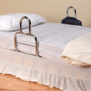 Barre d&apos;accès au lit - chrome