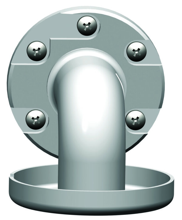 Barres d&apos;appui grip droites - blanc - 30 cm – Image 7