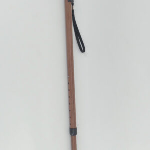 Canne de marche en carbone fixe ou pliable - bois de rose - fixe