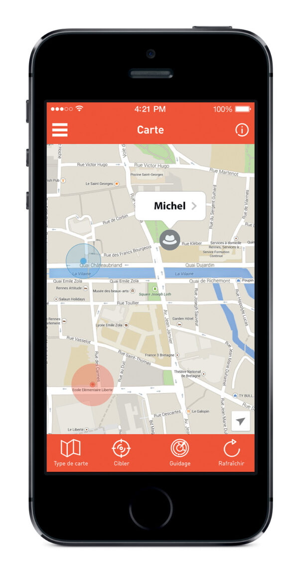 Balise gps weenect silver
