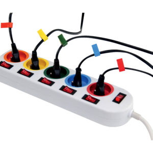 Bloc multiprises couleur